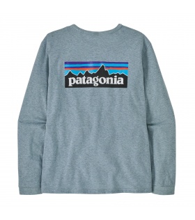 Блуза Patagonia Long-Sleeved P-6 Logo Responsibili-Tee W's Winter 2025