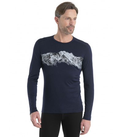 Блуза Icebreaker M's 200 Oasis LS Crewe Thermal Top Remarkables Winter 2024