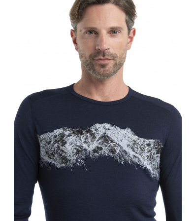 Блуза Icebreaker M's 200 Oasis LS Crewe Thermal Top Remarkables Winter 2024