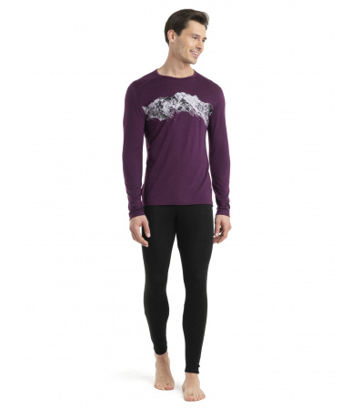 Блуза Icebreaker M's 200 Oasis LS Crewe Thermal Top Remarkables Winter 2024