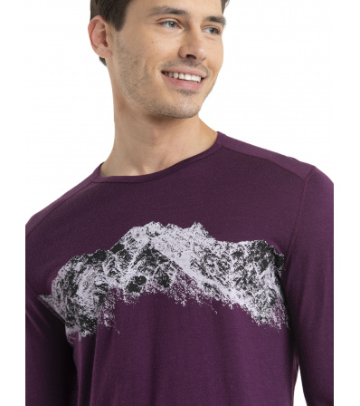 Блуза Icebreaker M's 200 Oasis LS Crewe Thermal Top Remarkables Winter 2024