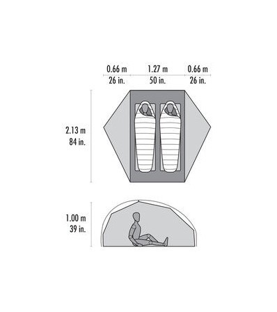 Cascade Designs Палатка Freelite 2 Person Ultralight Tent