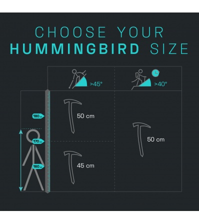 Пикел Blue Ice Hummingbird Ice Axe Summer 2024