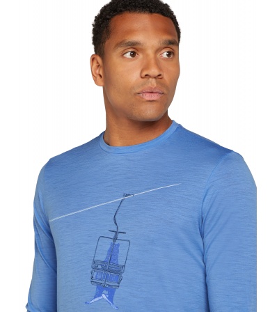 Блуза Icebreaker Merino 150 Tech Lite LS T-Shirt Bear Lift M's Winter 2025