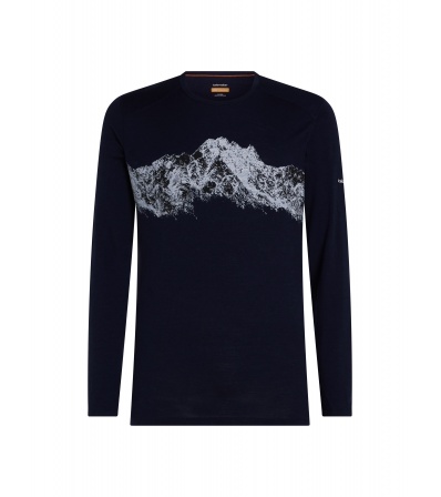 Блуза Icebreaker M's 200 Oasis LS Crewe Thermal Top Remarkables Winter 2025