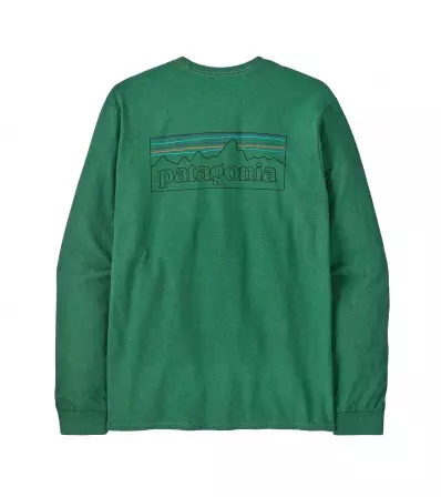 Блуза Patagonia Long-Sleeved P-6 Logo Responsibili-Tee M's Summer 2025