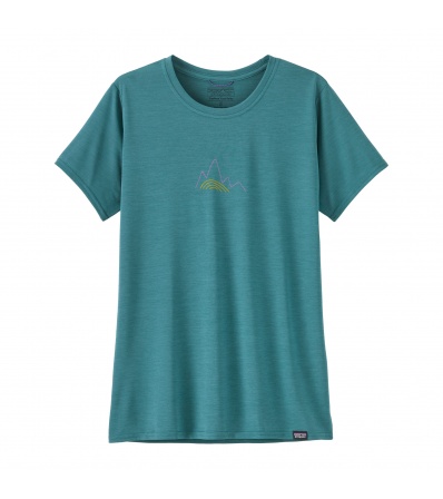 Тениска Patagonia Capilene Cool Daily Graphic Shirt Lands W's Summer 2025