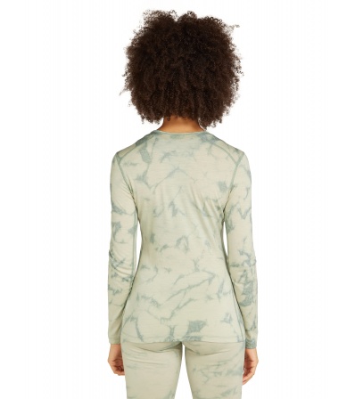 Блуза Icebreaker Merino 200 Oasis LS Crewe Thermal Top Cloud Dye W's Winter 2025