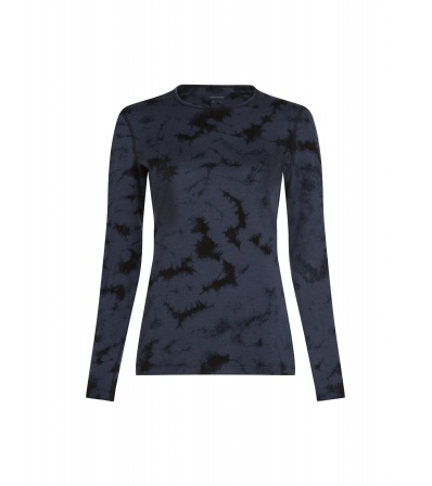 Блуза Icebreaker Merino 200 Oasis LS Crewe Thermal Top Cloud Dye W's Winter 2025