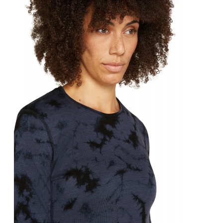 Блуза Icebreaker Merino 200 Oasis LS Crewe Thermal Top Cloud Dye W's Winter 2025