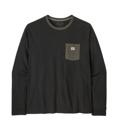Блуза Patagonia Long Sleeve Shop Sticker Pocket Responsibili-Tee M's