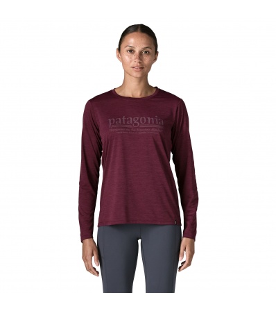 Блуза Patagonia Long-sleeved Capilene Cool Daily Shirt - Hut Tripper W's