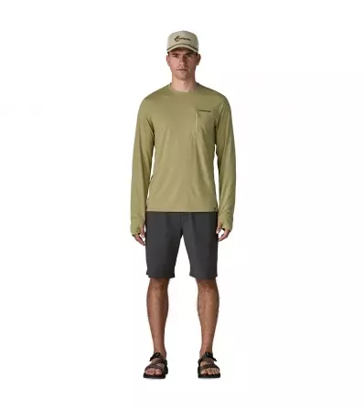 Patagonia Long-Sleeved Capilene Cool Sun Shirt - Fitz Roy Trout 40+ UPF M's