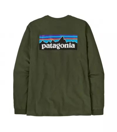 Блуза Patagonia Long-Sleeved P-6 Logo Responsibili-Tee M's Summer 2025