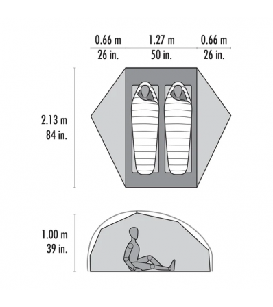 Cascade Designs Палатка Freelite 2 Person Ultralight Tent