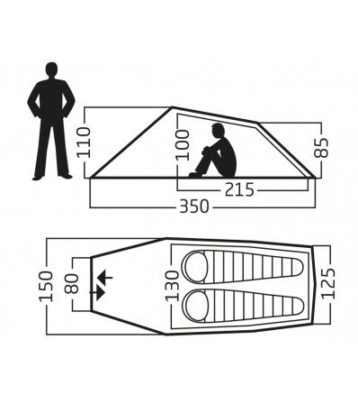 Палатка Nordisk Halland 2 LW tent