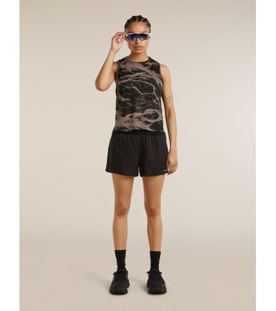 Icebreaker 125 Cool-Lite Merino Blend Speed Tank Motion AOP W's