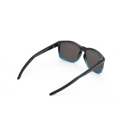 Слънчеви Oчила Rudy Overlap Multilaser Ice Black Fade Crystal Azur