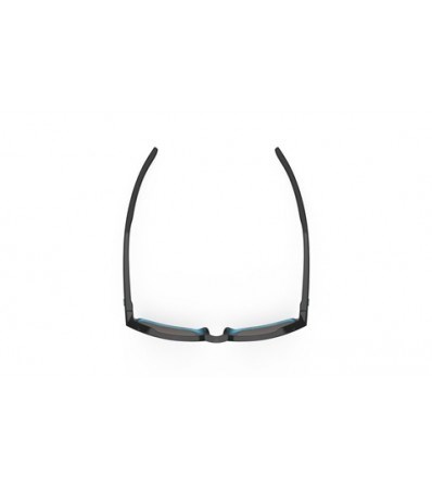 Слънчеви Oчила Rudy Overlap Multilaser Ice Black Fade Crystal Azur