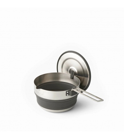 Съд за готвене Sea To Summit Detour Stainless Steel Collapsible Pot 1.8l