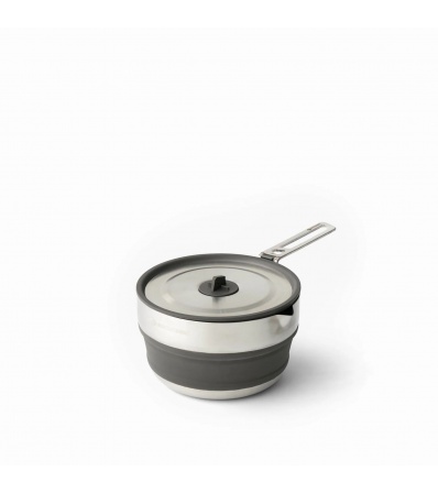 Съд за готвене Sea To Summit Detour Stainless Steel Collapsible Pot 1.8l