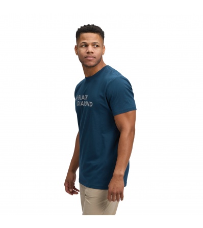 Black Diamond Mini Stacked SS Tee M's