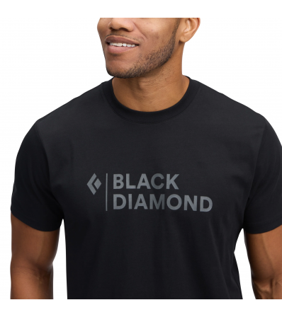 Black Diamond Mini Stacked SS Tee M's