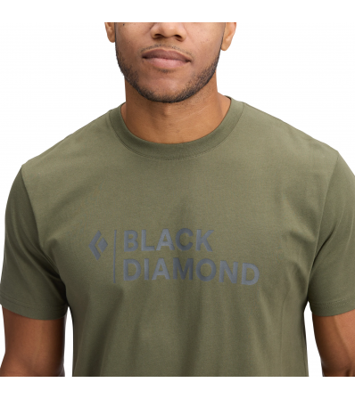 Black Diamond Mini Stacked SS Tee M's