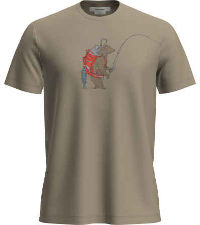 Icebreaker Merino 150 Tech Lite SS Tee Bear Catch M's
