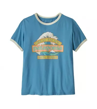 Тениска Patagonia Great Waves Ringer Tee W's