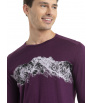 Блуза Icebreaker M's 200 Oasis LS Crewe Thermal Top Remarkables Winter 2024
