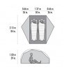 Cascade Designs Палатка Freelite 2 Person Ultralight Tent