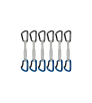 Комплект Примки Mammut Workhorse Keylock 17 cm 6-Pack Quickdraws Winter 2025