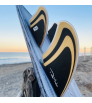 Комплект Финки Machado Seaside Quad Fin Double Tab Bamboo