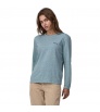 Блуза Patagonia Long-Sleeved P-6 Logo Responsibili-Tee W's Winter 2025