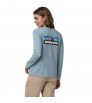 Блуза Patagonia Long-Sleeved P-6 Logo Responsibili-Tee W's Winter 2025