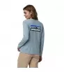 T-shirt Patagonia Long-Sleeved P-6 Logo Responsibili-Tee W's Winter 2025