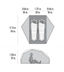 Cascade Designs Палатка Freelite 2 Person Ultralight Tent