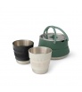 Комплект за готвене Sea To Summit Detour Stainless Steel Collapsible Kettle Cook Set 1.6l - 3 piece