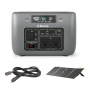 Комплект Зарядно устройство Biolite BaseCharge 600 + Соларен панел BioLite Solarpanel 100 + Кабел BioLite 12V Car Charging 10 FT