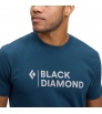 Black Diamond Mini Stacked SS Tee M's