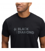 Black Diamond Mini Stacked SS Tee M's